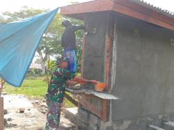 Satgas TMMD ke 124 Kodim 1710/Mimika Kebut Pembuatan MCK
