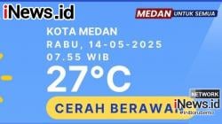 Prakiraan Cuaca Medan Rabu, 14 Mei 2025: Waspada Hujan Disertai Petir dan Angin Kencang