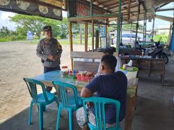 Satbinmas Polres Purworejo Sambang dan Binluh Cegah Premanisme di Sejumlah Rest Area