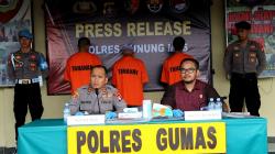 Polres Gunung Mas ungkap Kasus Kepemilikan Senpi Rakitan hingga Penganiayaan berat