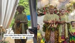 Viral, Ada 2 Pengantin Wanita di Pelaminan dalam Pernikahan di Madura bikin Bingung! 