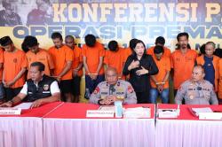 Polda Riau Tangkap 169 Preman, Termasuk Wanita dan Anak di Bawah Umur