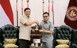 Gubernur Lemhannas Kunjungi Menhan, Perkuat Sinergi Strategis Jaga Ketahanan Nasional