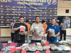 Polisi Berhasil Gagalkan Peredaran Ganja Sebanyak 7,5 Kg, Tiga Orang Diamankan
