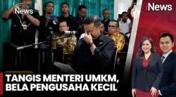Menteri UMKM Maman Abdurrahman Menangis Bela Pemilik Toko Mama Khas Banjar Saat Sidang