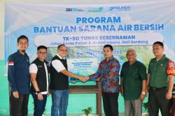 Pelindo Multi Terminal Selamatkan Dahaga dan Sanitasi Sekolah Pelosok Deliserdang