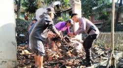 Tiga Rumah di Pameungpeuk Garut Terbakar, Diduga Akibat Korsleting Listrik