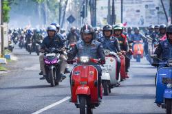 Touring RANUSA Scooter Community Pasmar 2, Wujud Soliditas dan Kreativitas Prajurit Marinir