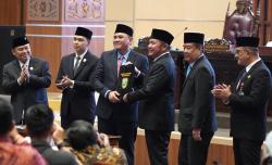 Gubernur Herman Deru dan Ketua DPRD Andie Dinialdie Teken Nota Kesepakatan Rancangan Awal RPJMD
