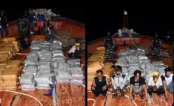 Lanal Tanjung Balai Karimun Gagalkan Penyelundupan 1.905 Kg Narkotika