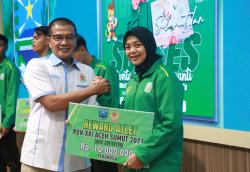 Raih Medali di PON XXI, Belasan Atlet dan Pelatih Probolinggo Diganjar Bonus Ratusan Juta Rupiah