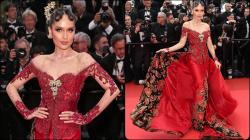 Kenakan Kebaya Kontemporer, Cinta Laura Memesona di Festival Film Cannes 2025