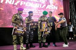 Perwira Korem Lilawangsa Juara Binaraga TNI, Polri, ASN Piala Pangdiv Kostrad