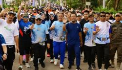 Meriah! Andi Sudirman Sulaiman Lepas Peserta Fun Run Luwu Timur 2025 dan Anti Mager Sulsel