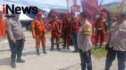 Polres Belawan dan Brimob Amankan Pelantikan PAC PP Belawan