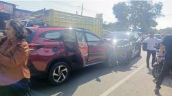BREAKING NEWS: Mobil Kapolres Gowa Kecelakaan di Jalur Poros Gowa-Takalar, Begini Kondisinya