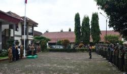 Selama 2 Pekan, Puluhan Pelajar SMP di Kuningan Jalani Pelatihan Bela Negara
