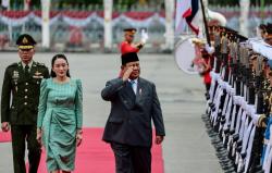 Sambutan Hangat PM Paetongtarn Shinawatra Kala Presiden Prabowo Tiba di Government House Thailand