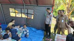 Pasca Kebakaran pabrik Karet, 4 kk Mengunsi, Polisi  Selidiki Penyebab Kebakaran