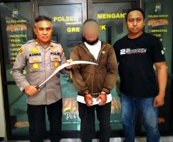 Pelaku Bacok Tetangga Pakai Clurit di Menganti, Akhirnya Menyerahkan Diri