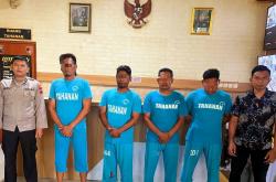 Empat Anggota Ormas Grib Jaya Diamakan Polisi Terkait Perusakan Dan Pencurian Aset PT KAI di Semaran