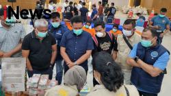 TNI AL Bersama BNN RI Timbang Ulang Hasil Tangkapan Narkoba 1.9 Ton Menjadi 2 Ton Lebih