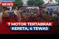 KA Malioboro Ekspres Sambar 7 Sepeda Motor, 4 Tewas