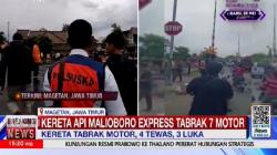 Kronologi Lengkap Kecelakaan Maut Kereta Api Malioboro Ekspres Tabrak 7 Motor, 4 Tewas di TKP