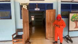 Hujan Deras, Banjir Genangi Kawasan SMKN 1 Tanjungsari