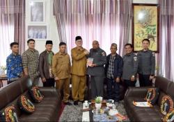 Bupati Tagore Terima Kunjungan Panwaslih dan Bawaslu, Apresiasi Kinerja Pengawasan Pemilu