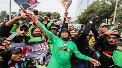 Tarif Dipotong, Biaya Tinggi, Ribuan Driver Ojol Demo Besar-besaran