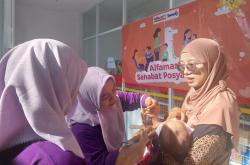 Sahabat Posyandu Kembali Digelar bersama Sweety dan Alfamart