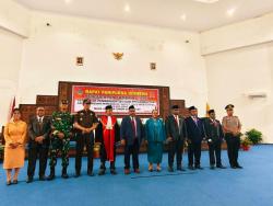 Bupati Yahukimo Hadiri Pelantikan 35 Anggota DPRK Periode 2025–2030