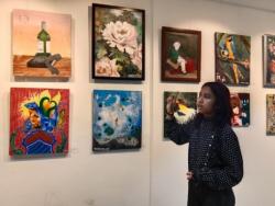 Tampil di Pameran INTER-AKSI, Pelajar Cirebon Suarakan Isu Sosial Lewat Lukisan dan Musik