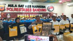 Polisi Ringkus 63 Pengedar Narkoba di Bandung, Sita 5 Kg Ganja dan Sabu