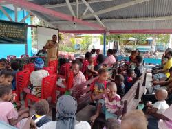 Giat Penyuluhan Wasbang Jadi Sasaran Nonfisik TMMD
