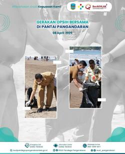 Peduli Lingkungan, RSUD Pandega Turut Sukseskan Bersih-Bersih Pantai Pangandaran