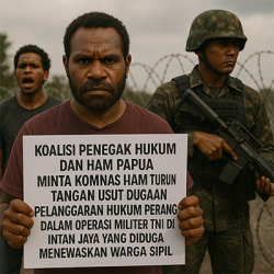 Koalisi HAM Desak Menkumham Tindak Satgas TNI Habema Atas Dugaan Pelanggaran HAM Berat di Intan Jaya