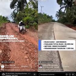 Kabar Gembira! Ruas Jalan Provinsi Lampung di Kasui - Air Ringkih Rebang Tangkas mulai Dibenahi