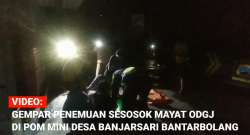 Video: Gempar Sesosok Mayat ODGJ di Pom Mini Desa Banjarsari Bantarbolang, Evakuasi Dramatis!