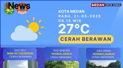 BMKG Sumut Rilis Update Cuaca: Waspadai Hujan Lebat Disertai Petir dan Angin Kencang