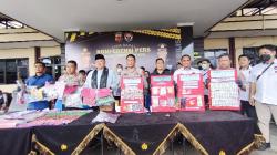 Polres Tasikmalaya Kota Ringkus 7 Pengedar Obat Terlarang, Ribuan Butir Diamankan