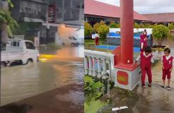Banjir Rendam Jalan dan Sekolah di Sinjai Akibat Hujan Deras