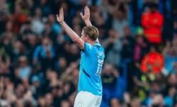 Menang 3-1 atas Bournemouth, Guardiola Menangis di Laga Perpisahan De Bruyne