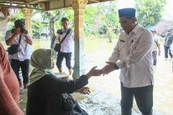 Banjir Belum Surut di Grobogan, 274 Jiwa Mengungsi di GOR Tanggirejo