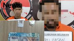 Baru Mau Edar, Udah Disambar! Sat Narkoba Belawan Gaskeun di Hamparan Perak