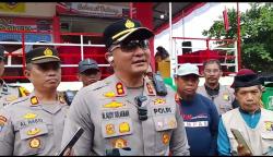 Perkuat Keamanan Pasar, Kapolres Gowa Resmikan Pos Satkamling di Minasa Maupa