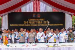 Polisi Tangkap 1.153 Preman Selama Operasi Pekat Toba 2025