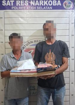 Berkedok Paket, Polisi Aceh Selatan Bongkar Pengiriman Sabu dan Dua Pelaku Diamankan