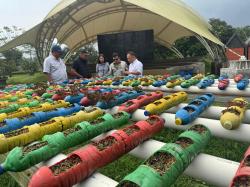 Adopsi Pertanian Berkelanjutan: Bupati JTP Kunjungi HOB Farming, Siap Terapkan Hidroponik di Taput